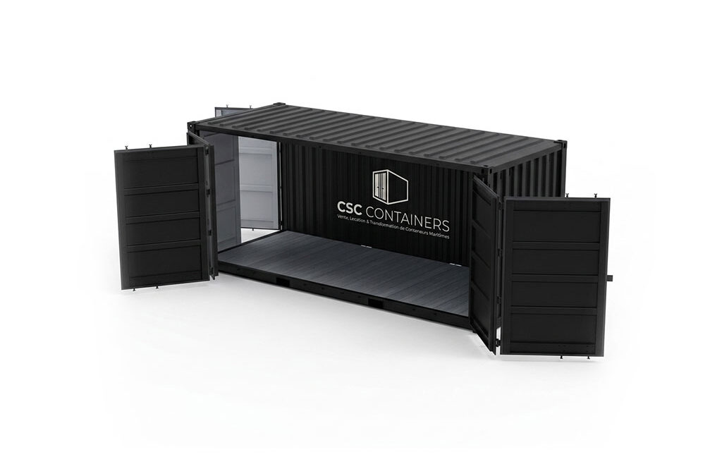 Container 20 pieds Open Side