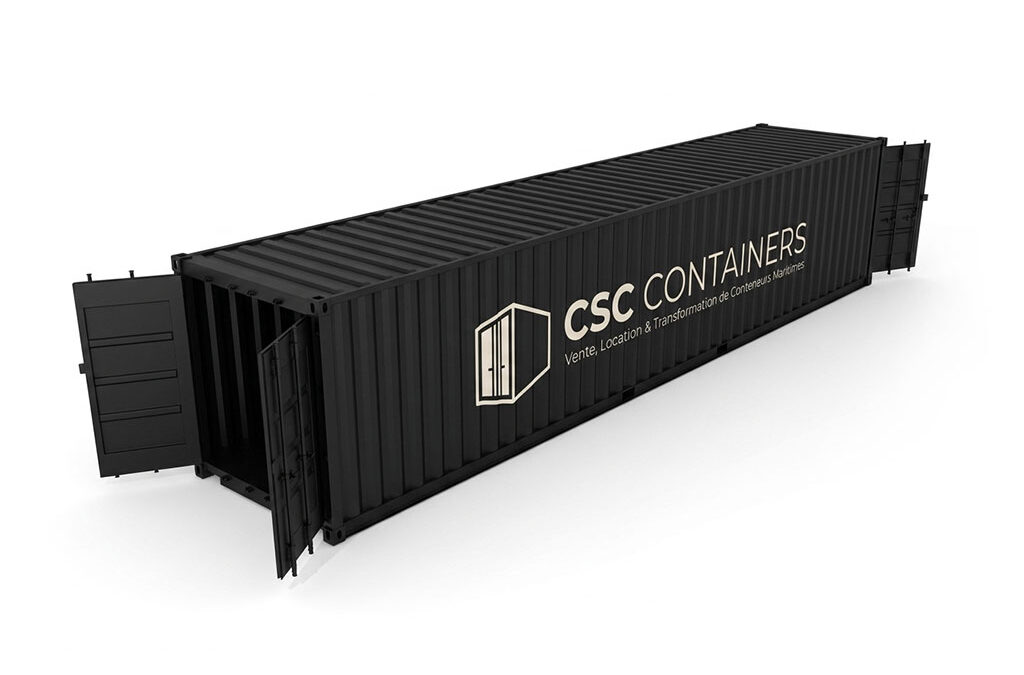 Container 40 Pieds Double Door High Cube