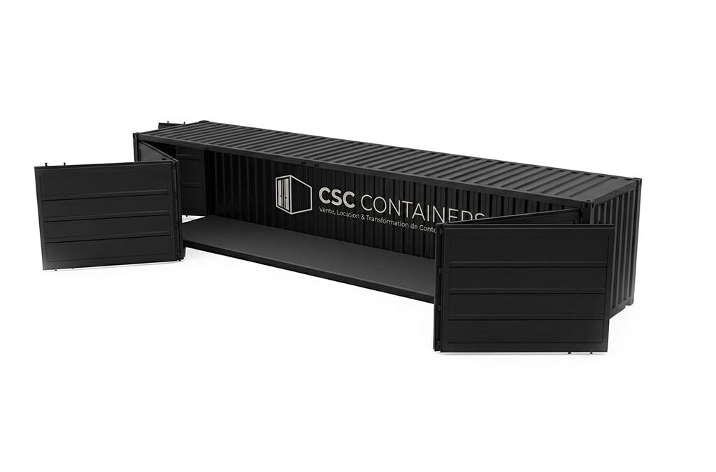 Container 40 pieds Open Side High Cube